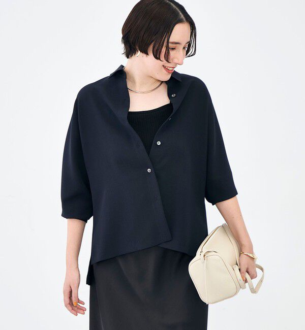 NOLLEY'S sophi「NEW morisachi《セットアップ対応》ウォッシャブルストレッチツイルドルマンシャツ」|シャツ・ブラウス|