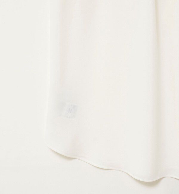 NOLLEY'S sophi「ウォッシャブルストレッチジョーゼットフロントラッフルブラウス」|シャツ・ブラウス|