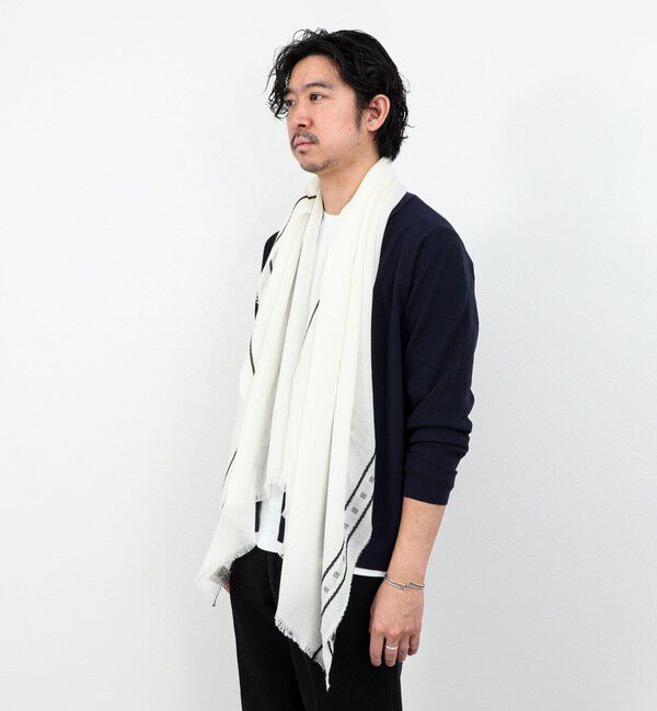 NOLLEY'S goodman「【Johnstons of Elgin/ジョンストンズ・オブ・エルガン】WB002860 Cyrus Scarf 70」|ストール|