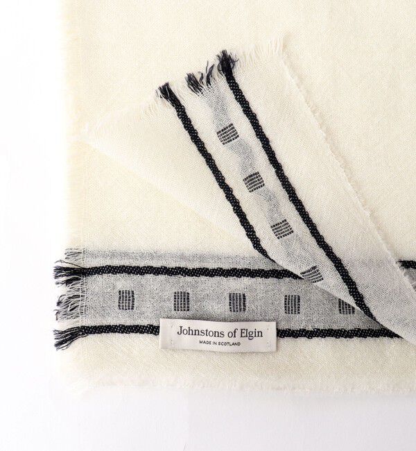 NOLLEY'S goodman「【Johnstons of Elgin/ジョンストンズ・オブ・エルガン】WB002860 Cyrus Scarf 70」|ストール|
