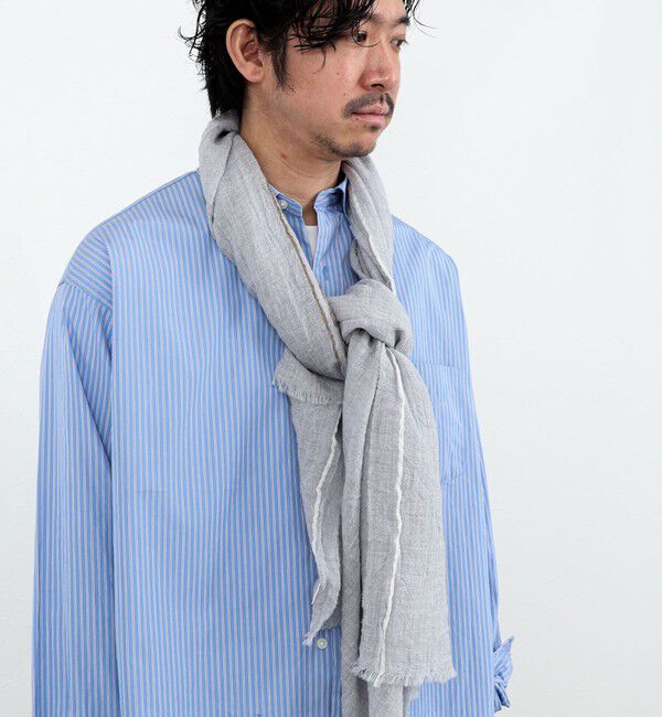 NOLLEY'S goodman「【Johnstons of Elgin/ジョンストンズ・オブ・エルガン】WB002860 Cyrus Scarf 70」|ストール|