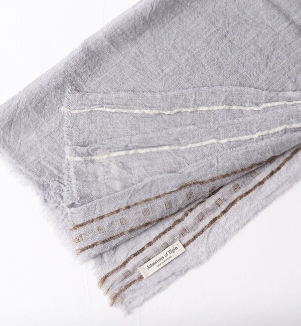 NOLLEY'S goodman「【Johnstons of Elgin/ジョンストンズ・オブ・エルガン】WB002860 Cyrus Scarf 70」|ストール|
