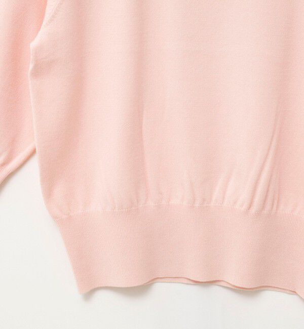 NOLLEY'S「【WEB＆一部店舗限定カラー】《手洗い可能》襟レース取り外し6分袖プルオーバー」|ニット・セーター|