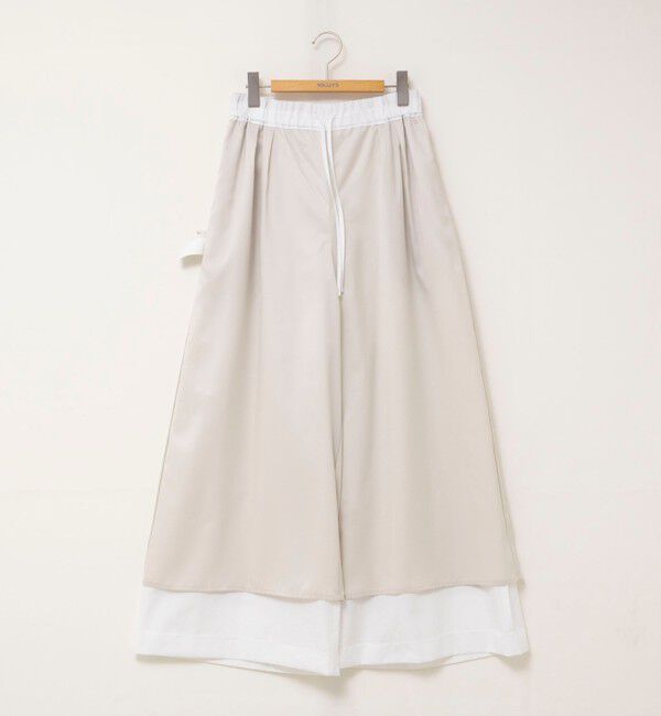 NOLLEY'S「ウォッシャブルエクセルテックタンブラー2タックワイドパンツ」|その他|