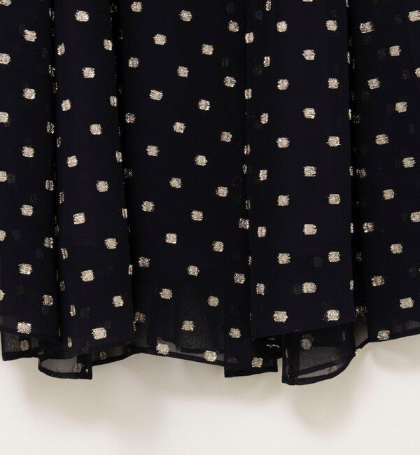 NOLLEY'S sophi「《セットアップ対応》ラメカットジャガードフレアスカート」|フレア|