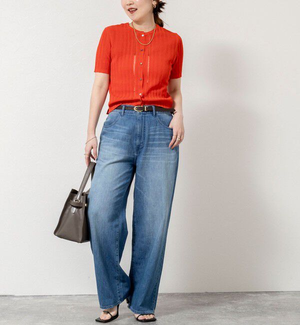 NOLLEY'S sophi「【WALANCE/ワランス】paper rib knit 2way tops」|カーディガン|