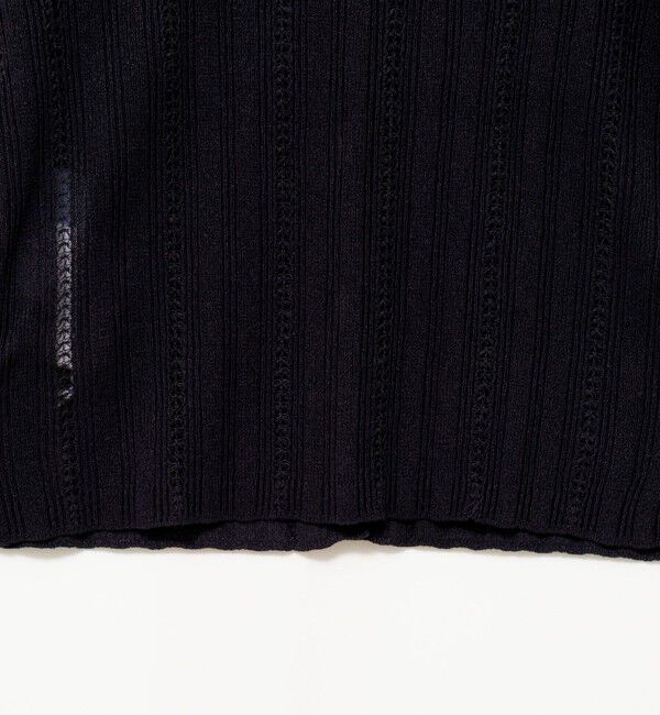 NOLLEY'S sophi「【WALANCE/ワランス】paper rib knit 2way tops」|カーディガン|