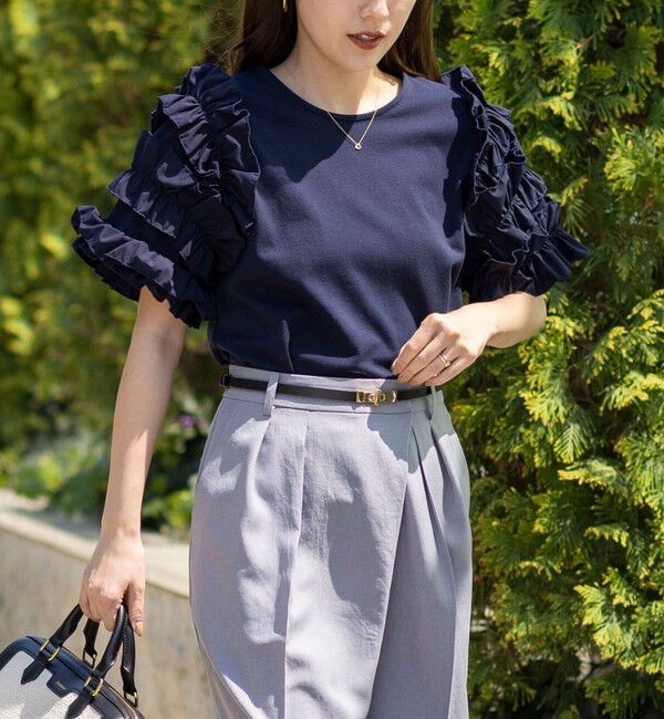 NOLLEY'S「【WEB限定】袖コンシャスプルオーバー」|Tシャツ・カットソー|