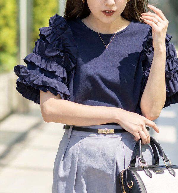 NOLLEY'S「【WEB限定】袖コンシャスプルオーバー」|Tシャツ・カットソー|