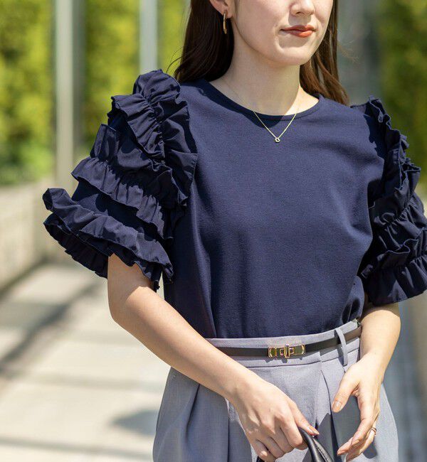 NOLLEY'S「【WEB限定】袖コンシャスプルオーバー」|Tシャツ・カットソー|