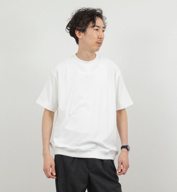NOLLEY'S goodman「《セットアップ対応》Vガゼット パイルTシャツ 26SS」|Tシャツ・カットソー|