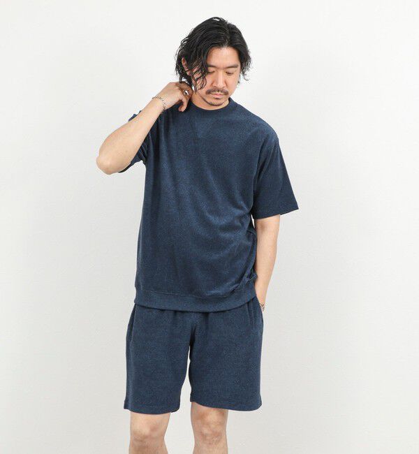 NOLLEY'S goodman「《セットアップ対応》Vガゼット パイルTシャツ 26SS」|Tシャツ・カットソー|
