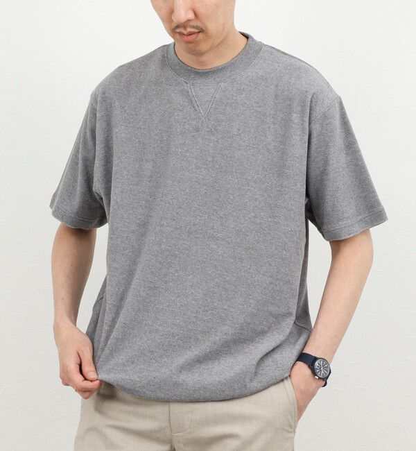 NOLLEY'S goodman「《セットアップ対応》Vガゼット パイルTシャツ 26SS」|Tシャツ・カットソー|