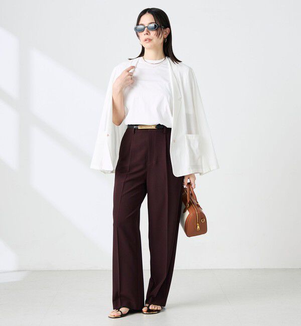 NOLLEY'S sophi「ウォッシャブルリネナチュールシアージャケット」|テーラードジャケット|