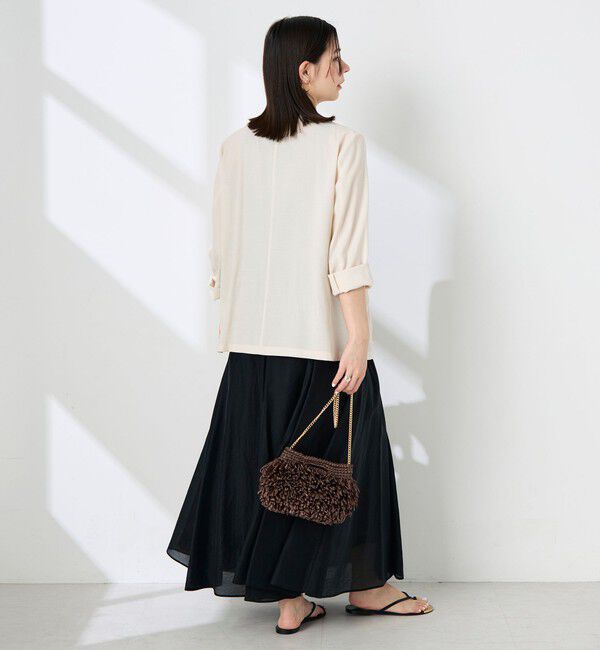 NOLLEY'S sophi「ウォッシャブルリネナチュールシアージャケット」|テーラードジャケット|