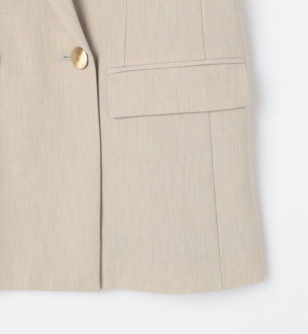 NOLLEY'S sophi「《セットアップ対応》ウォッシャブルドライツイルハーフスリーブジャケット」|テーラードジャケット|
