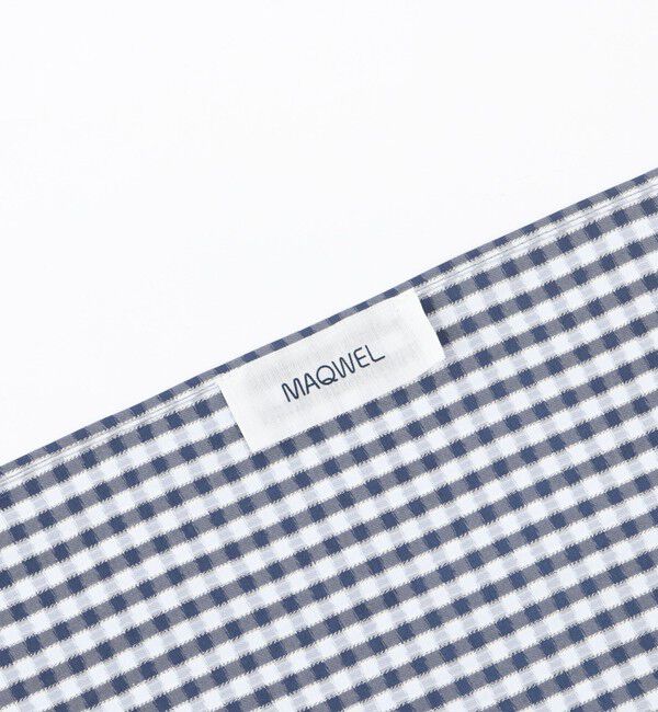 MAQWEL「【MAQWEL/マクウェル】TRIANGLEチェックスカーフ」|その他|