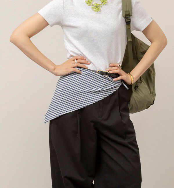 MAQWEL「【MAQWEL/マクウェル】TRIANGLEチェックスカーフ」|その他|