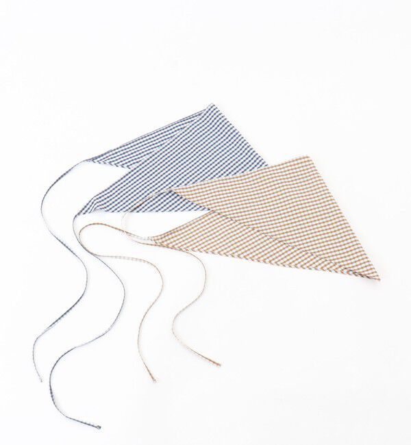 MAQWEL「【MAQWEL/マクウェル】TRIANGLEチェックスカーフ」|その他|