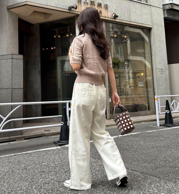 fredy emue「ライトオンスデニムベイカーイージーパンツ」|デニム|