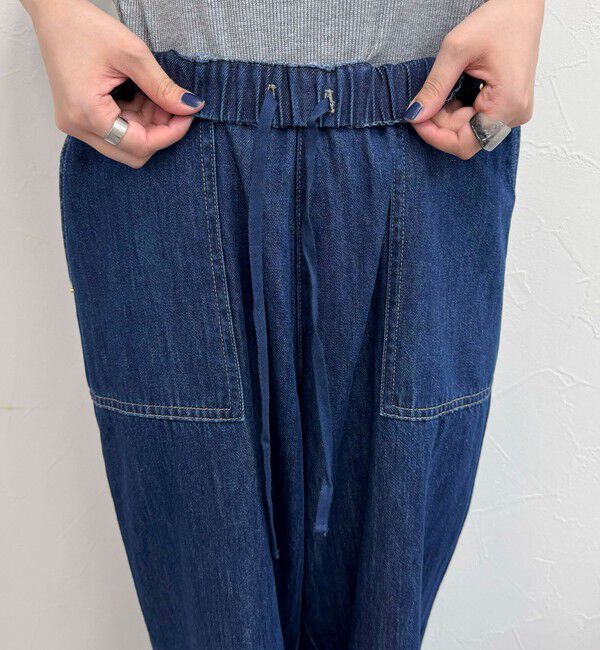 fredy emue「ライトオンスデニムベイカーイージーパンツ」|デニム|