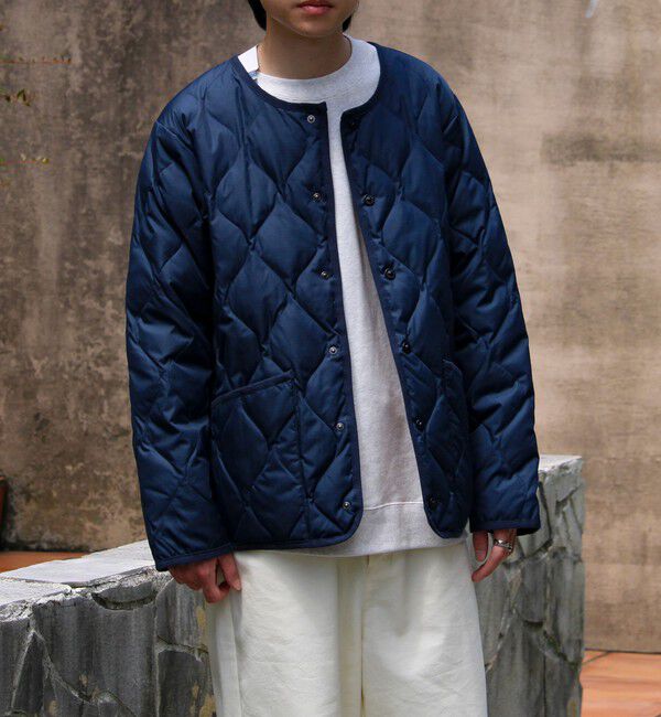 GLOSTER「【GLOSTER別注】TAION ミリタリー クルーネック ライナージャケット」|ダウン|