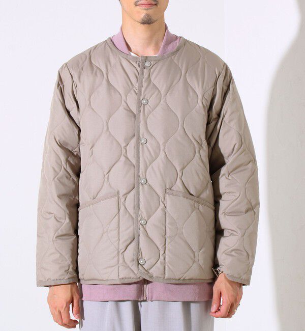 GLOSTER「【GLOSTER別注】TAION ミリタリー クルーネック ライナージャケット」|ダウン|