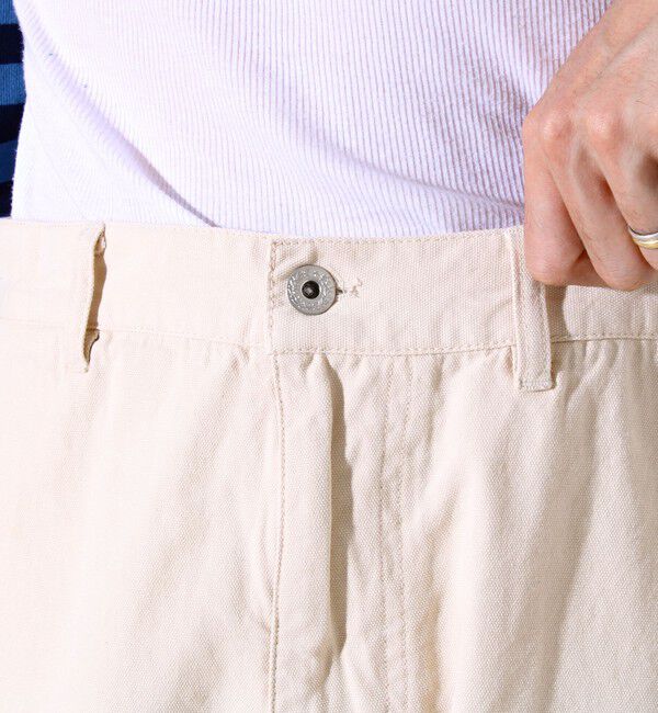 GLOSTER「【ワイド好き必見】ダック地 ワイドシルエットパンツ」|チノ|