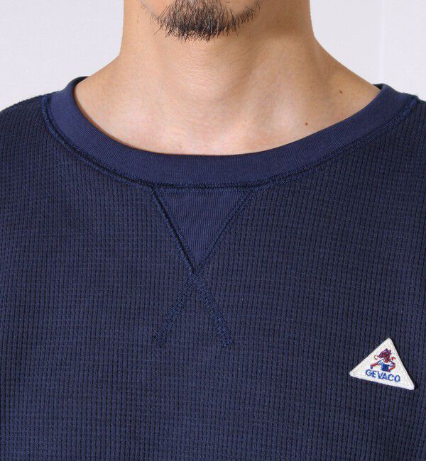 GLOSTER「【レイヤードに最適】【GEVACO】ワッフル素材ロングスリーブTシャツ」|Tシャツ・カットソー|