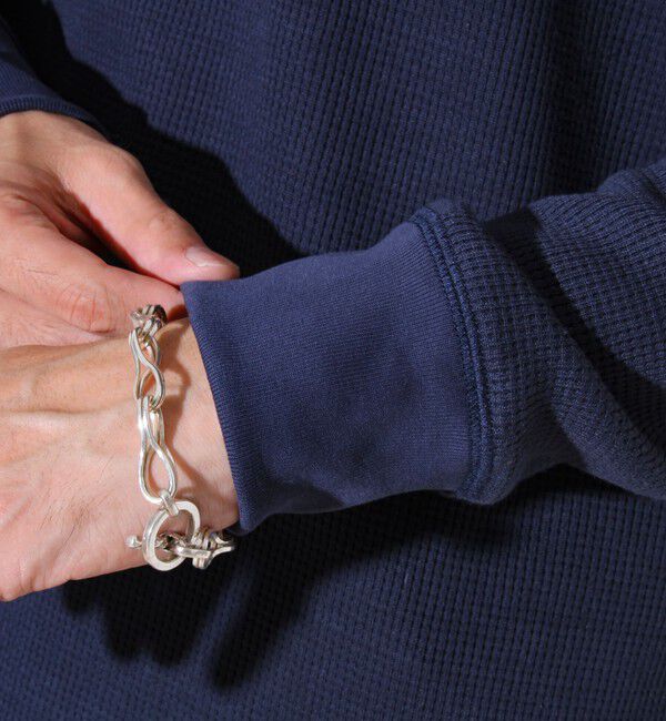 GLOSTER「【レイヤードに最適】【GEVACO】ワッフル素材ロングスリーブTシャツ」|Tシャツ・カットソー|