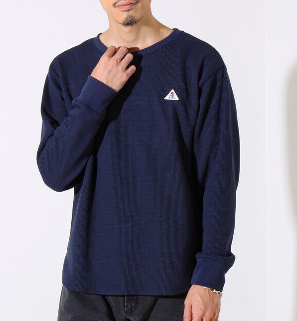 GLOSTER「【レイヤードに最適】【GEVACO】ワッフル素材ロングスリーブTシャツ」|Tシャツ・カットソー|