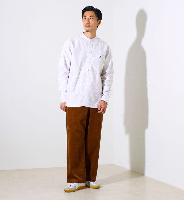 GLOSTER「【シーズンレス】【GEVACO】オックスバンドカラーシャツ」|シャツ・ブラウス|