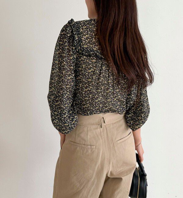 fredy emue「ピンタックギャザーブラウス」|シャツ・ブラウス|