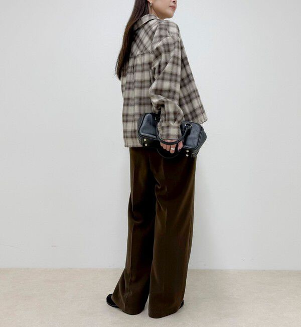 fredy emue「オンブレーチェックシャツブルゾン」|シャツ・ブラウス|