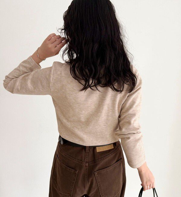 fredy emue「起毛テレココンパクトプルオーバー」|Tシャツ・カットソー|