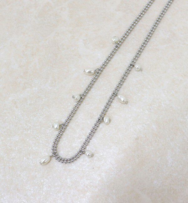 fredy emue「二重ボールパールドットネックレス」|ネックレス|