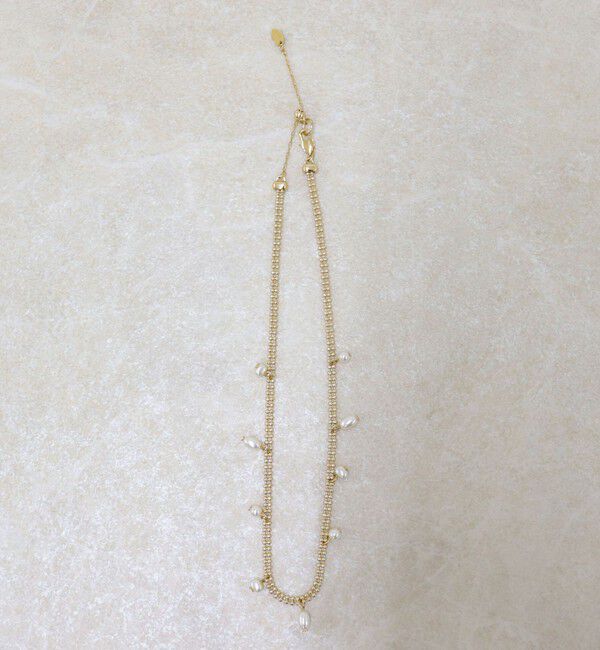 fredy emue「二重ボールパールドットネックレス」|ネックレス|