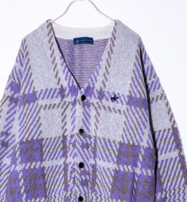 GLOSTER「【実績品番/UNISEX/別注柄あり】【BHPC】モヘヤタッチニットカーディガン」|カーディガン|