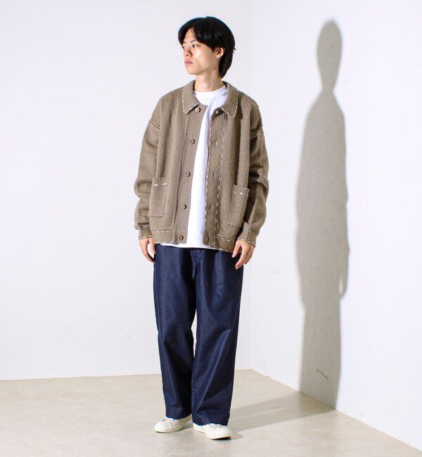 GLOSTER「【ユニセックス対応】ハンドステッチニットジャケット」|カーディガン|