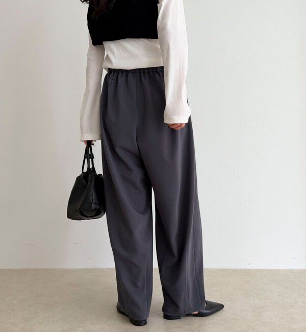 fredy emue「コクーンギャザーパンツ」|チノ|