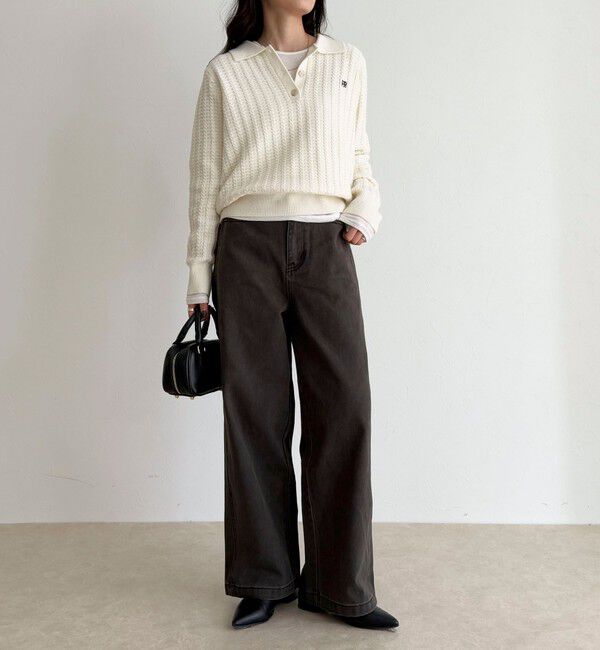 fredy emue「コットンツイルストレートパンツ」|チノ|