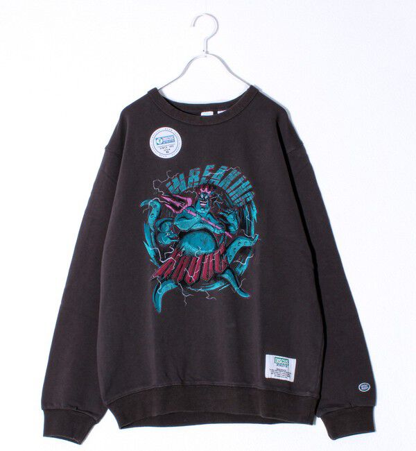 GLOSTER「【DISCUS&times;Disney Villains】UNISEX ヴィンテージ風 裏毛スウェット」|スウェット・ジャージ|ブラック系その他3