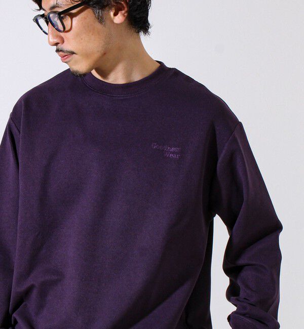 GLOSTER「【GOODNESS WEAR】ソフトタッチ裏起毛クルーネックスウェット」|スウェット・ジャージ|