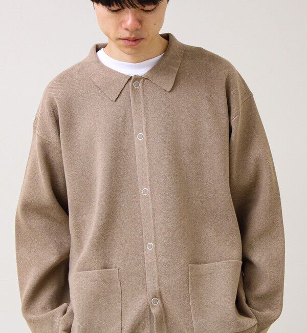 GLOSTER「【品よく羽織れる】COACH KNITカーデ」|カーディガン|
