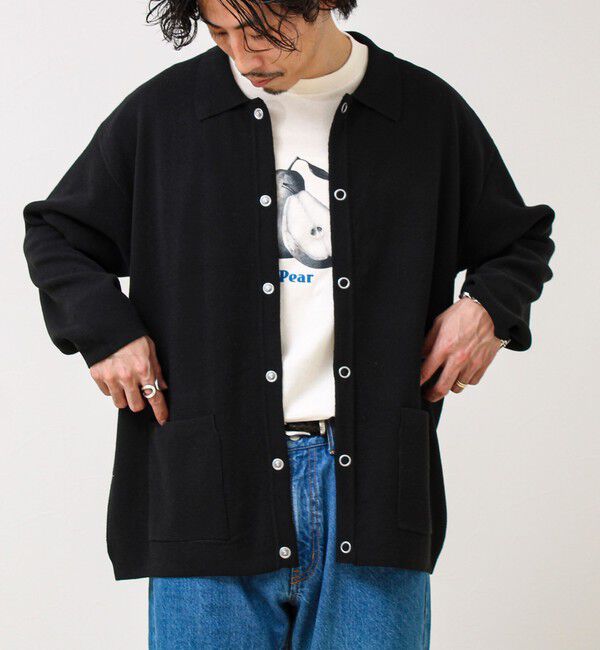 GLOSTER「【品よく羽織れる】COACH KNITカーデ」|カーディガン|