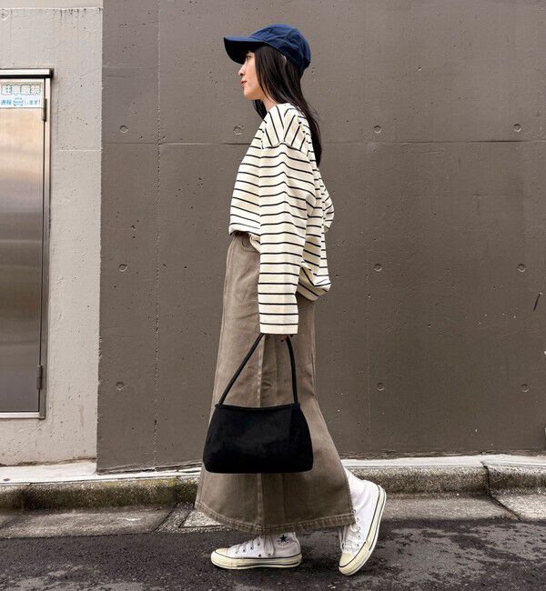 fredy emue「ニットソーボーダーBIGプルオーバー」|Tシャツ・カットソー|