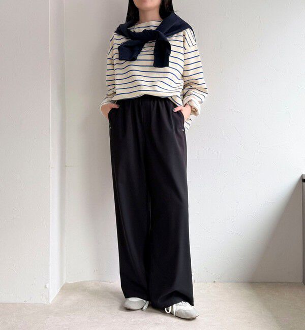 fredy emue「ニットソーボーダーBIGプルオーバー」|Tシャツ・カットソー|