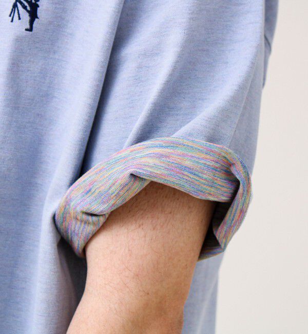 GLOSTER「【BOY刺繍】裏グラデーション ワンポイント半袖Tシャツ」|Tシャツ・カットソー|