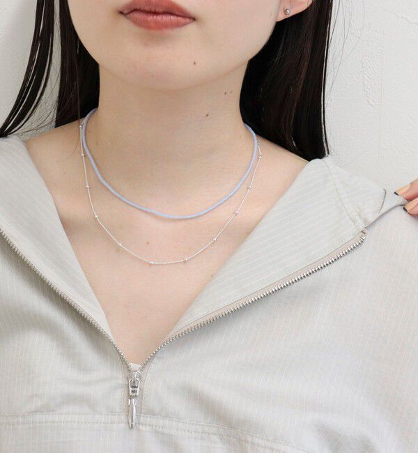 fredy emue「ガラスストーン3種セットネックレス」|ネックレス|