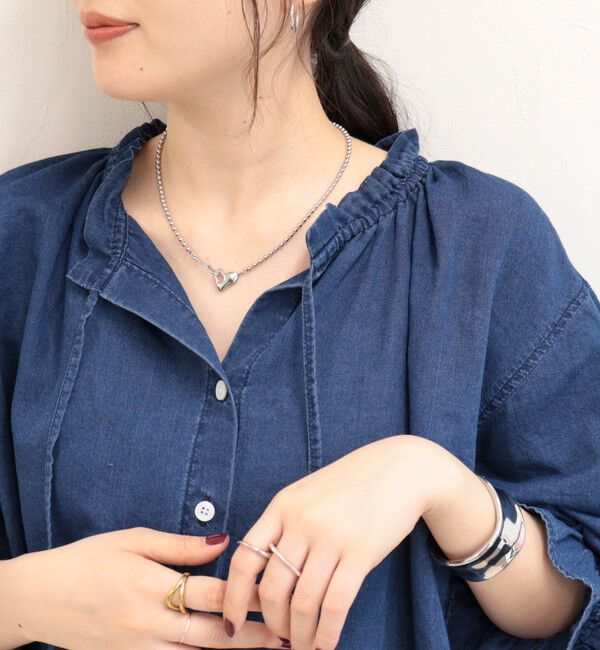 fredy emue「ハートフックステンレスネックレス」|ネックレス|